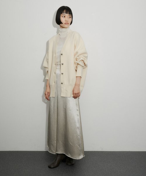 セール】【サステナブル】サテントラぺーズラインスカート(505708903  