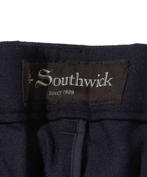 SHIPS MEN(シップス　メン)/Southwick Gate Label: ウール ワンプリーツ パンツ/img17