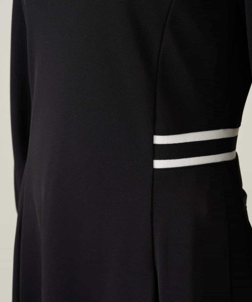 ゴルフウエア　ラインリブポロワンピース LE SOLEIL ソルソレイユ SOUS