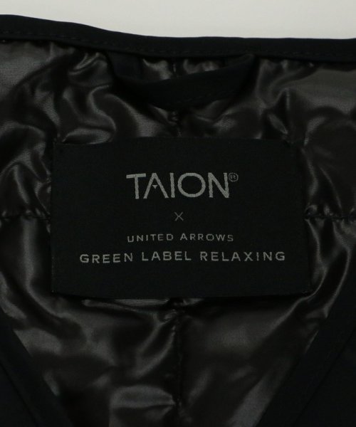 green label relaxing(グリーンレーベルリラクシング)/【別注】＜TAION＞ボタン ロング ダウン/img33