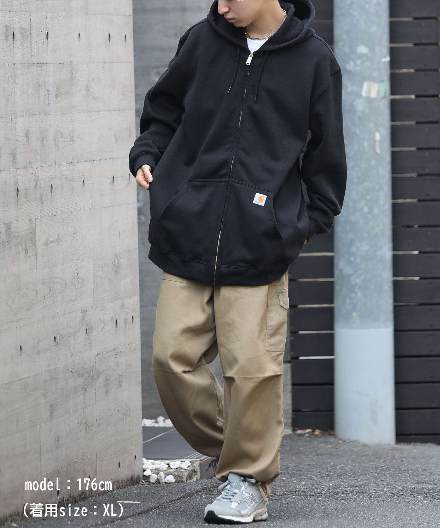 【Carhartt / カーハート】 K122 Midweight Hooded Zip Front ミッドウェイト フード パーカー