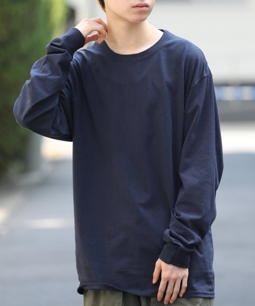 CHAMPION(チャンピオン)/【Champion / チャンピオン】長袖 ロングＴシャツ カットソー ロンT 長袖 無地 CC8C/img01