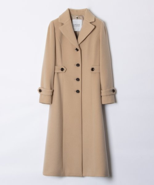 【LOULOU WILLOUGHBY】ダブルビーバーロングコート 