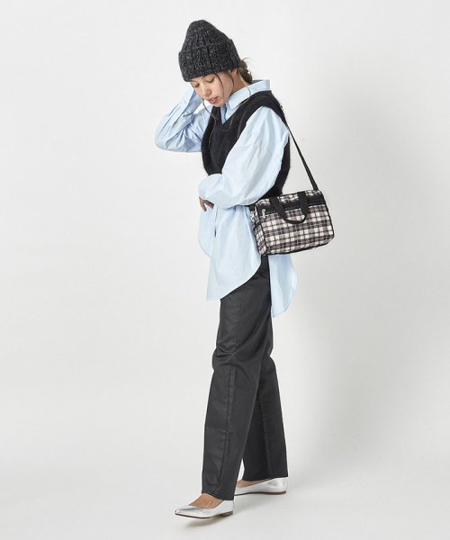 EVERYDAY SM SATCHELオータムブラックチェック EVERYDAY SM