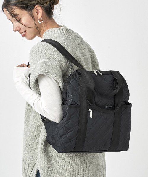 LeSportsac(LeSportsac)/DOUBLE TROUBLE BACKPACKウェイビーデボスブラック/img09