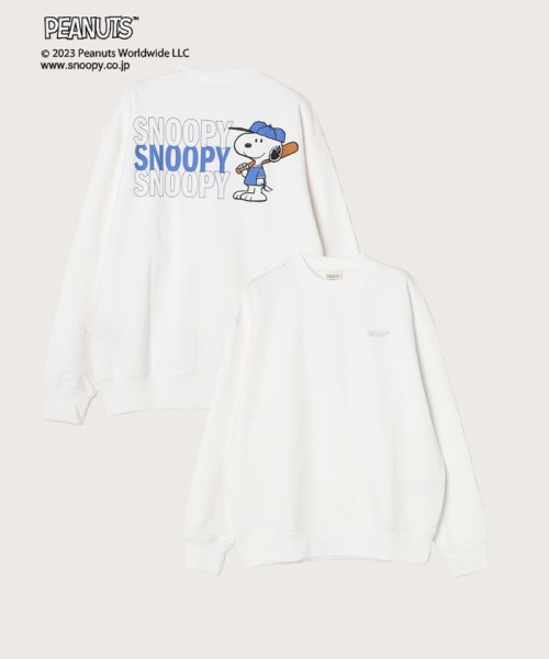 SHIPS any MEN(シップス　エニィ　メン)/SHIPS any: SNOOPY コラボ ワンポイント  バックプリント スウェット 23AW◇/img20