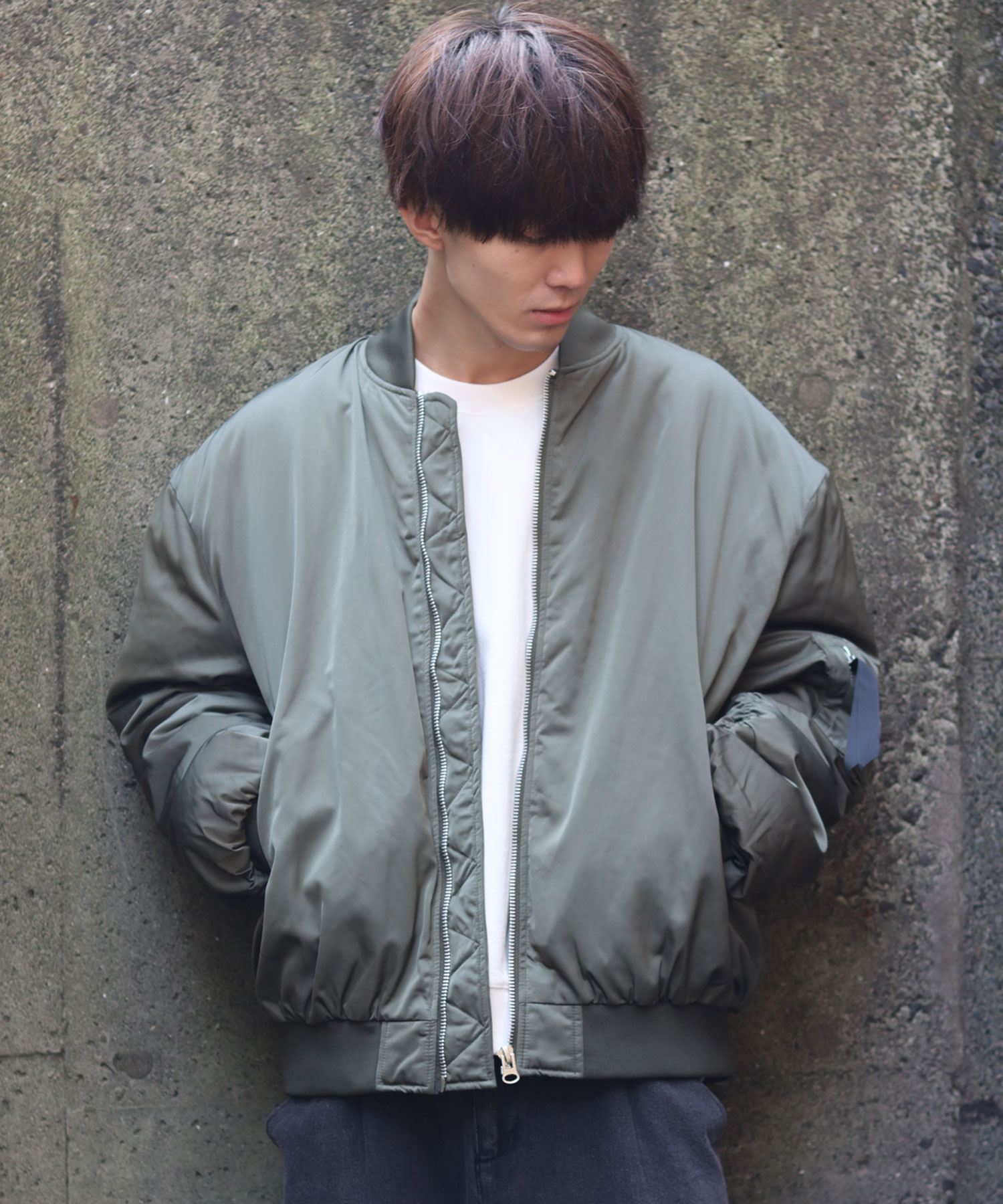 セール】【SITRY】oversize Heavy Twill MA－1/オーバーサイズ