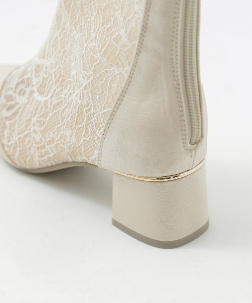 niana(ニアナ)/niana ニアナ 結婚式 ブーツ パンプス パーティーシューズ ショートブーツ ブーティ レース サテン シアー チャンキーヒール 靴 小さいサイズ 大きいサ/img18