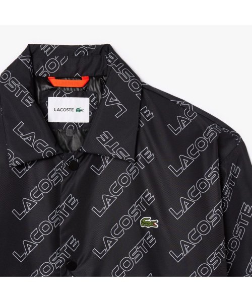 LACOSTE Mens(ラコステ　メンズ)/グラフィカルネーム総柄ダイヤリップストップジャケット/img01