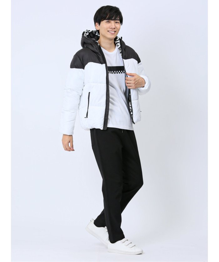 WEB限定販売】ジオス/GIOS ジャガードロゴ 中綿フードブルゾン-