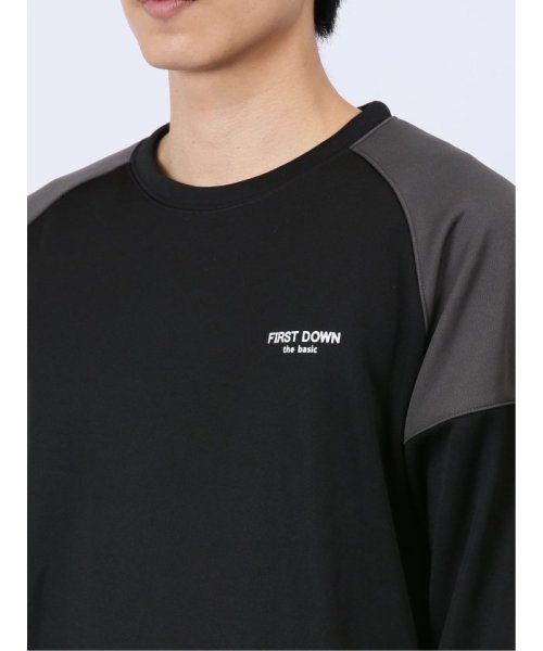 TAKA-Q(タカキュー)/【WEB限定】ファーストダウン/FIRST DOWN 裏シャギー切替 クループルオーバー メンズ Tシャツ カットソー カジュアル インナー ビジネス ギフト /img16