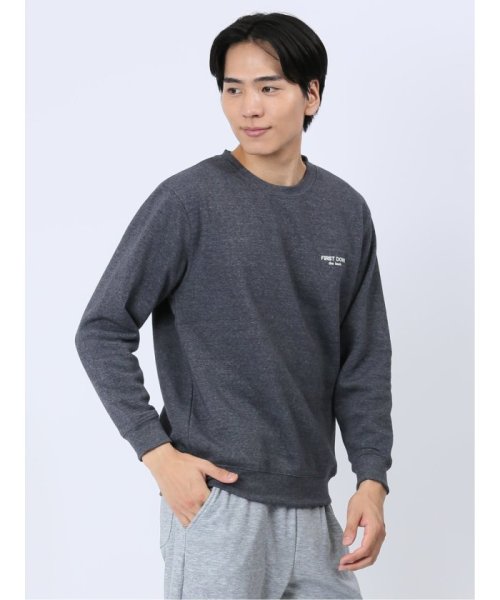 TAKA-Q(タカキュー)/【WEB限定】ファーストダウン/FIRST DOWN パイル裏起毛プリント クルートレーナー メンズ Tシャツ カットソー カジュアル インナー ビジネス ギフ/img28