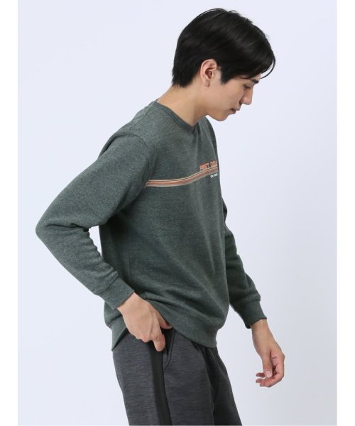 TAKA-Q(タカキュー)/【WEB限定】ファーストダウン/FIRST DOWN パイル裏起毛パネルプリント クルートレーナー メンズ Tシャツ カットソー カジュアル インナー ビジネス/img27