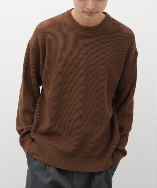 J.S Homestead(ジャーナルスタンダード　ホームステッド)/【J.S.Homestead】TWSIT RIB COTTON CREW KNIT/img01