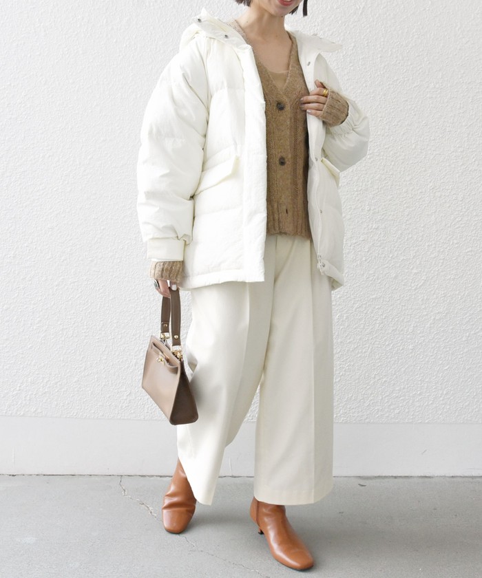 撥水加工】2WAYピーチショート ダウンコート / any SiS | ファッション