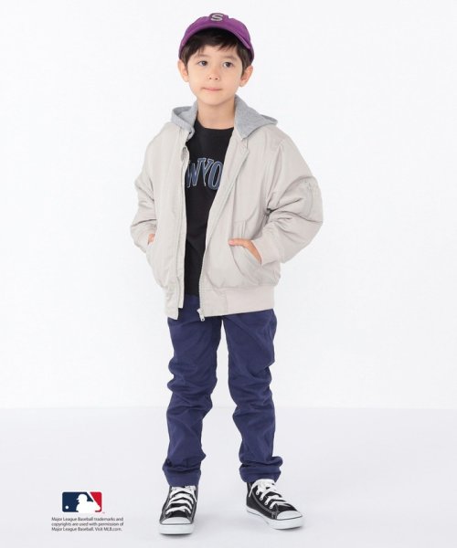 SHIPS KIDS(シップスキッズ)/SHIPS KIDS:100～130cm / MA－1 キルティング フード ジャケット/img04