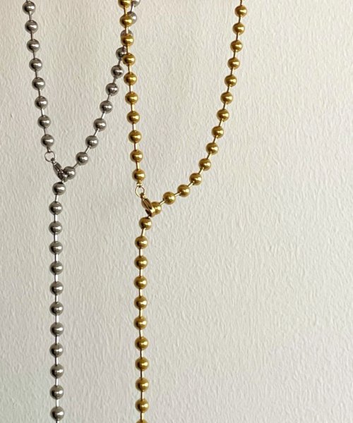 marjour(マージュール)/[SURGICAL]BALL CHAIN NECKLACE/img01