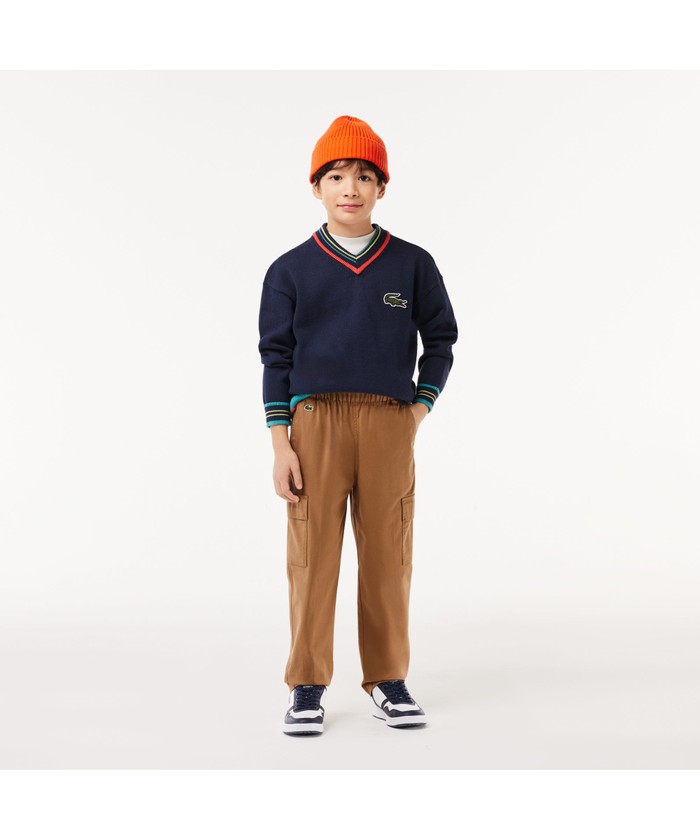 JUNIORストレッチカーゴパンツ(505674776) | ラコステ キッズ(LACOSTE