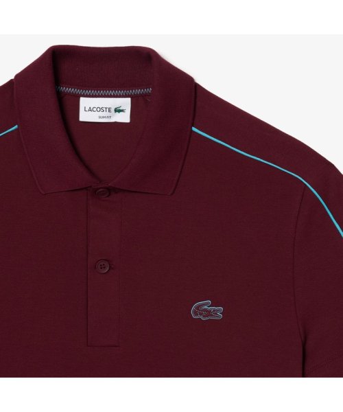 LACOSTE Mens(ラコステ　メンズ)/パイピングスリーブストレッチポロシャツ/img10