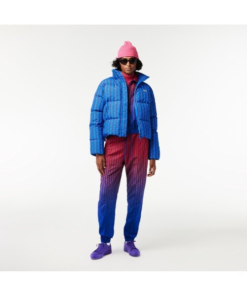 モノグラムプリントダウンジャケット 