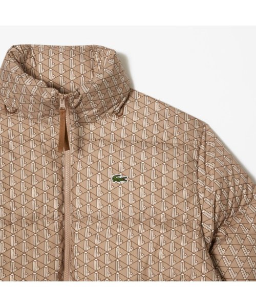 モノグラムプリントダウンジャケット 