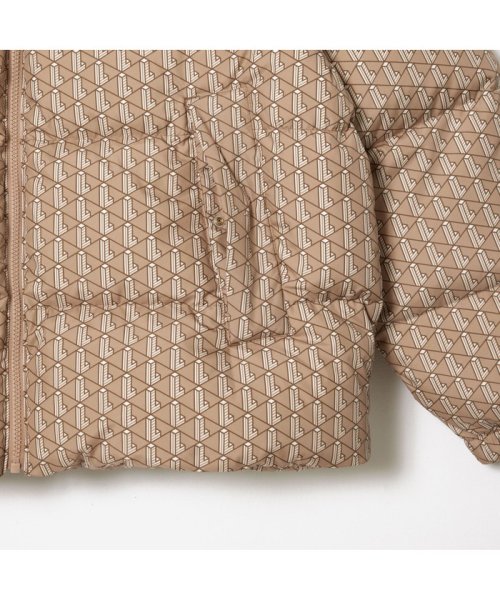 モノグラムプリントダウンジャケット 