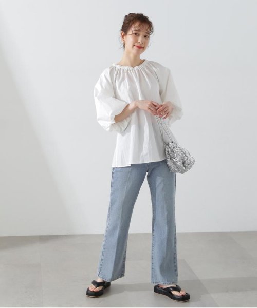 N Natural Beauty Basic(エヌナチュラルビューティベーシック)/ナチュラルフレアデニムパンツ《S Size Line》/img03