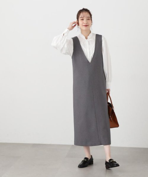 N Natural Beauty Basic(エヌナチュラルビューティベーシック)/Ｖネックジャンパースカート《S Size Line》/img21