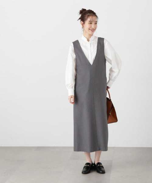 N Natural Beauty Basic(エヌナチュラルビューティベーシック)/Ｖネックジャンパースカート《S Size Line》/img22