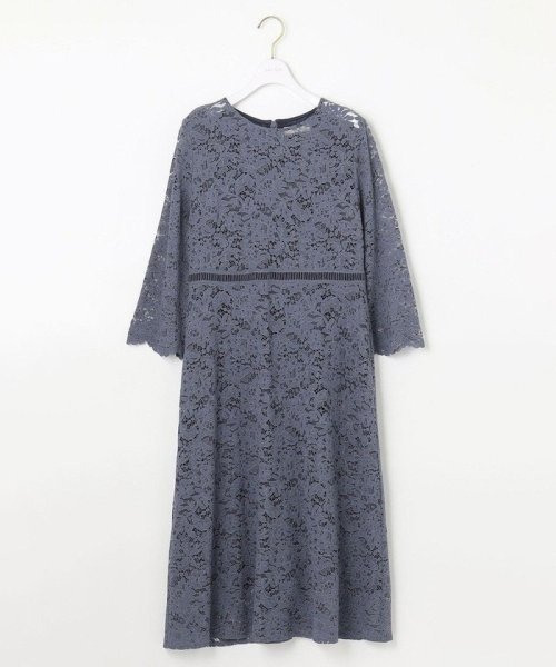 【洗える】総レース ワンピース 