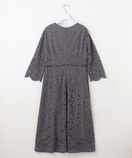【洗える】総レース ワンピース 