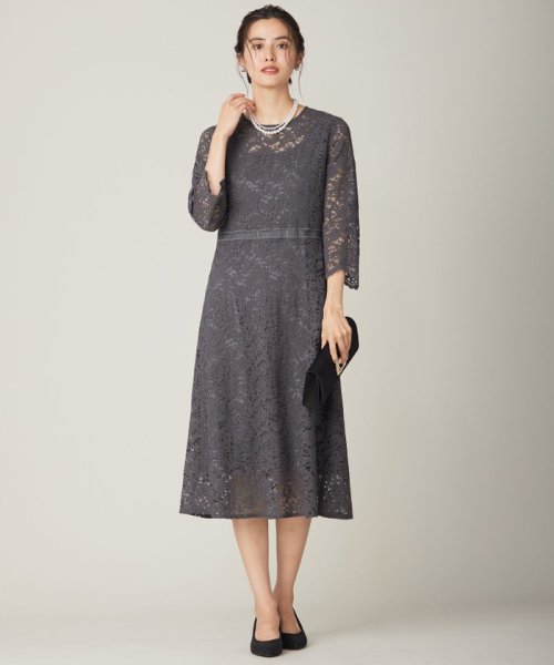 【洗える】総レース ワンピース 