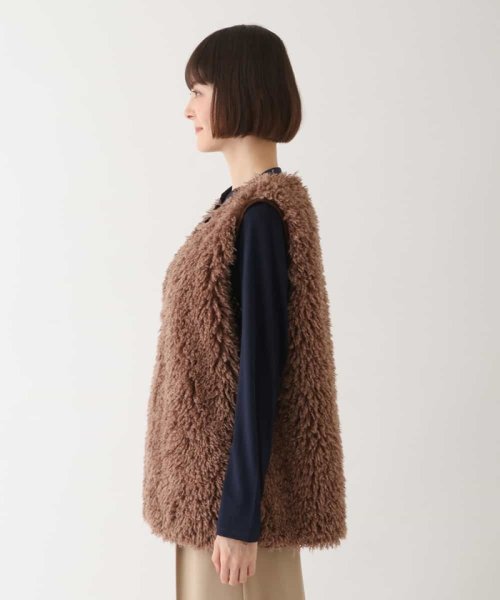 【洗える】エコファーベスト 着用サイズ9号