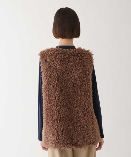 【洗える】エコファーベスト 着用サイズ9号