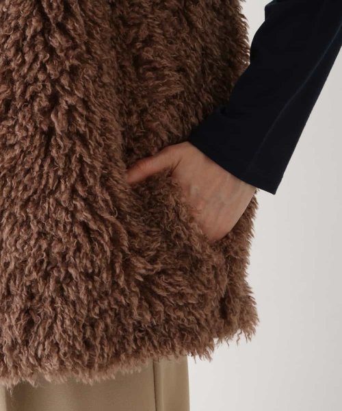 【洗える】エコファーベスト 着用サイズ9号