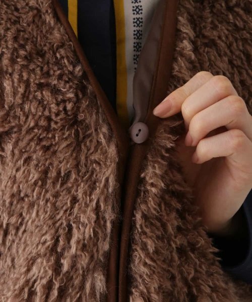 【洗える】エコファーベスト 着用サイズ9号