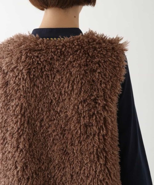 【洗える】エコファーベスト 着用サイズ9号