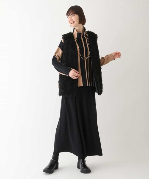 【洗える】エコファーベスト 着用サイズ9号