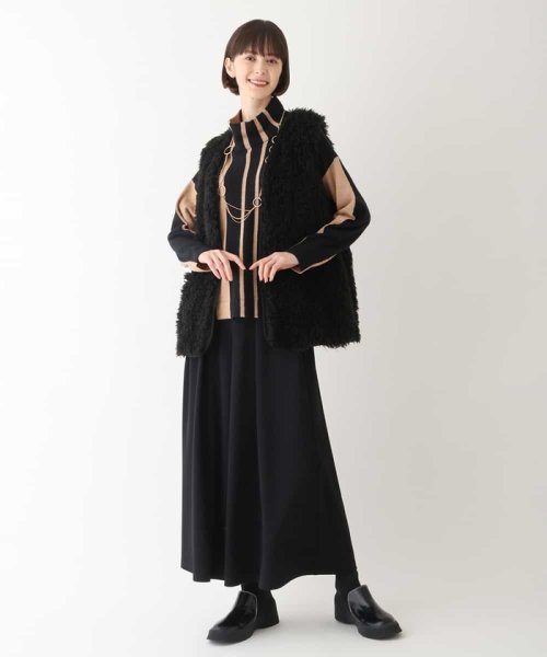 【洗える】エコファーベスト 着用サイズ9号