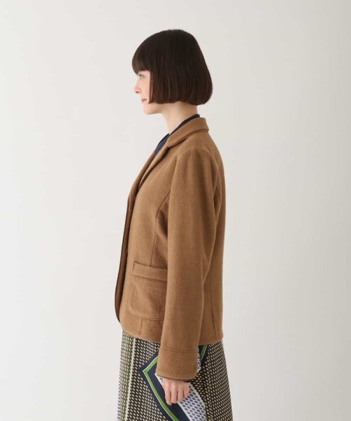 ウールパイルテーラードジャケット 着用サイズ9号