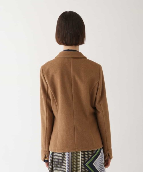 ウールパイルテーラードジャケット 着用サイズ9号