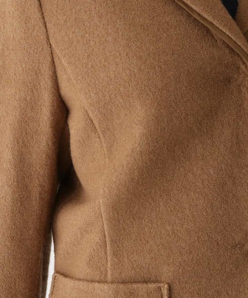 ウールパイルテーラードジャケット 着用サイズ9号