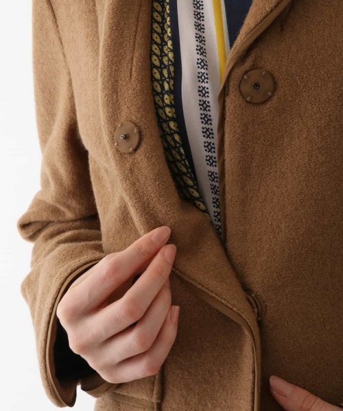 ウールパイルテーラードジャケット 着用サイズ9号