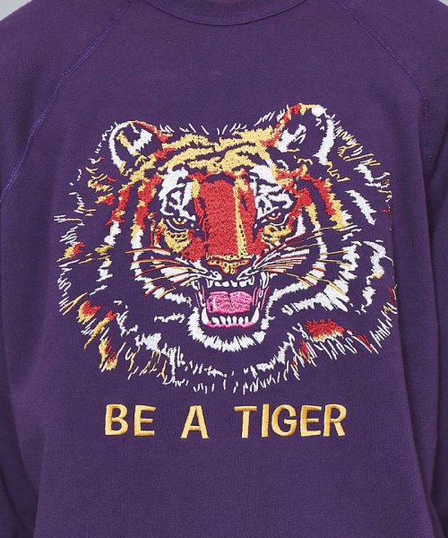 【NUTMEG MILLS/ナツメグミルズ】 / TIGER EMB CREW NUTMEG モデル：H182 B83 W72 H89 MILLS/ナツメグミルズ