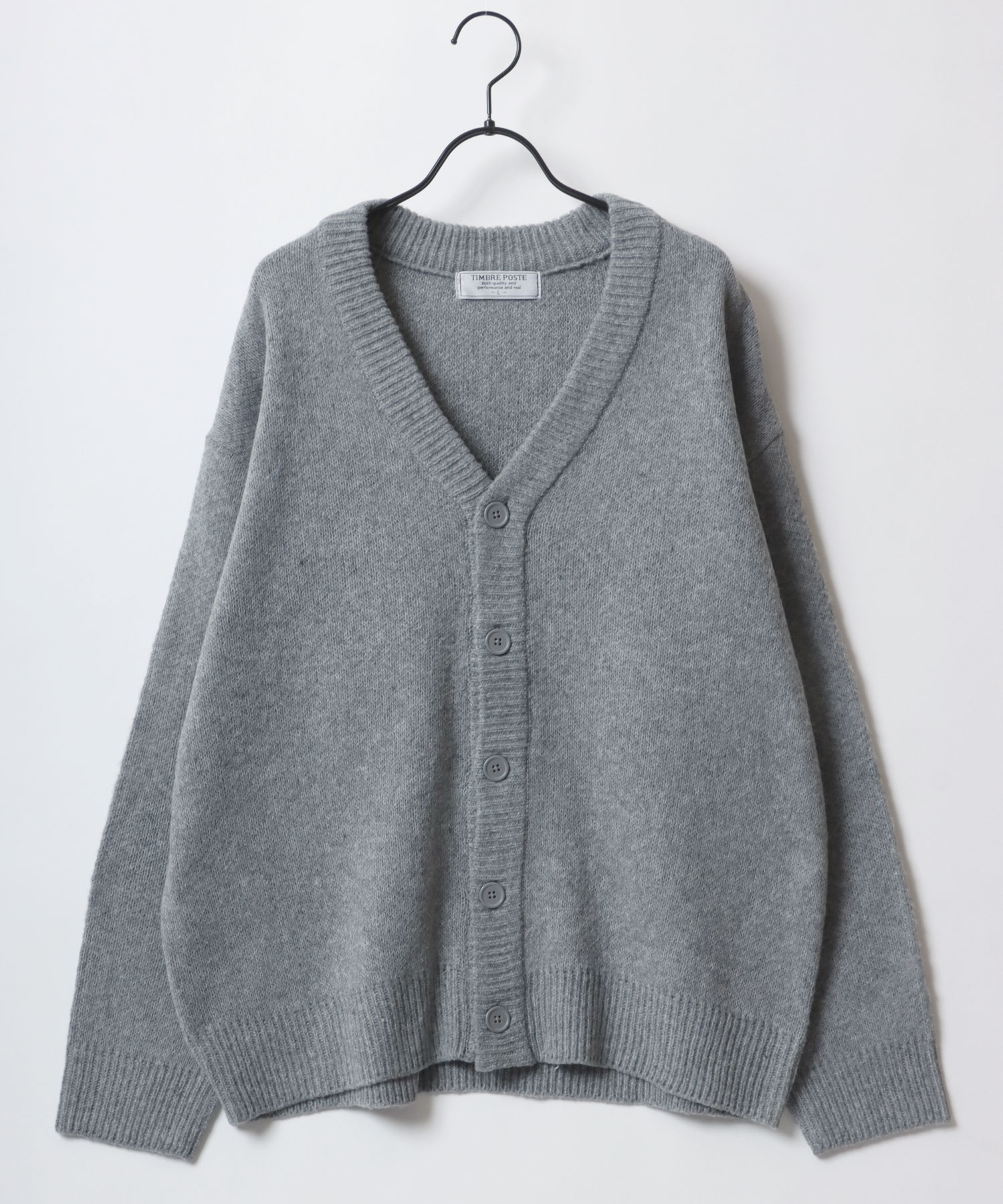 セール】【Lazar】Oversize Mohair Touch Shaggy Knit Cardigan