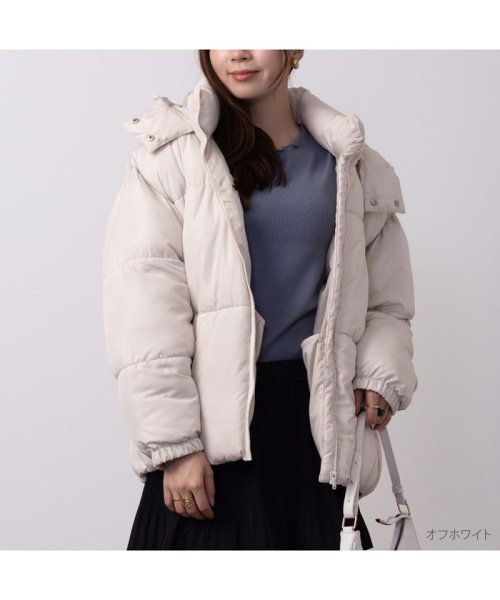 MAC HOUSE(women)(マックハウス（レディース）)/NAVY ネイビー 2WAY中綿ジャケット 5442741/img02