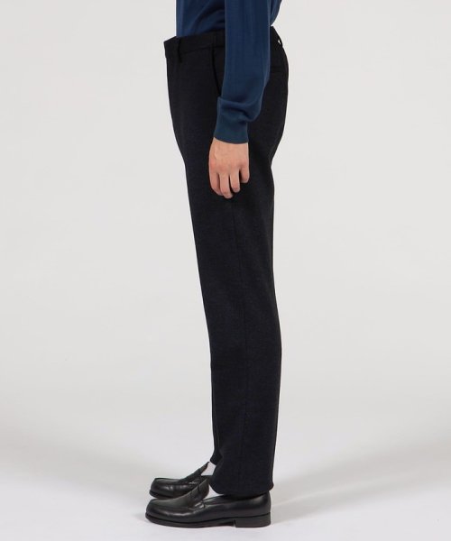 ウールコットンダブルジャガード イージースラックス 