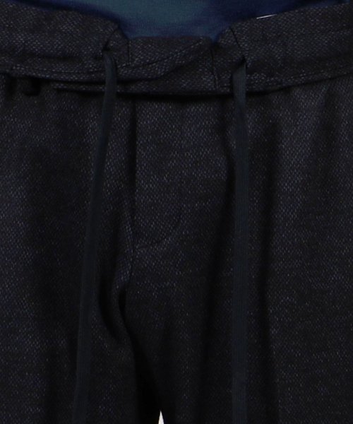 ウールコットンダブルジャガード イージースラックス 