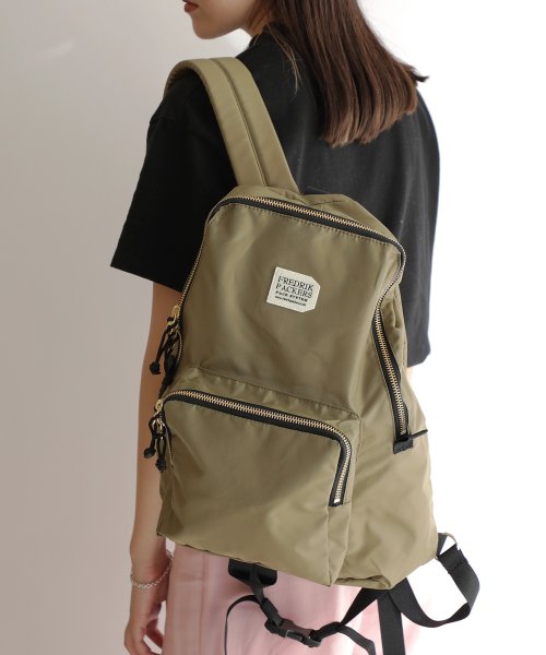 FREDRIK PACKERS(FREDRIK PACKERS)/【FREDRIK PACKERS / フレドリックパッカーズ】バッグ リュック バックパック デイパック マザーズバッグ 大容量 軽量 ワンポイント 通勤 通学/img12