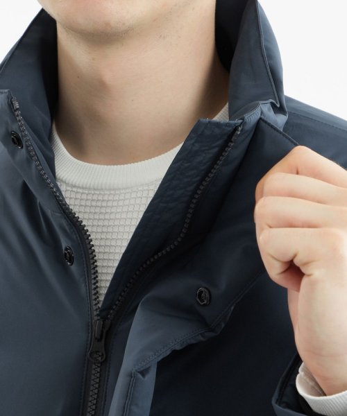 ブリテック BR045 ダウンブルゾン シルキータッチナイロン 